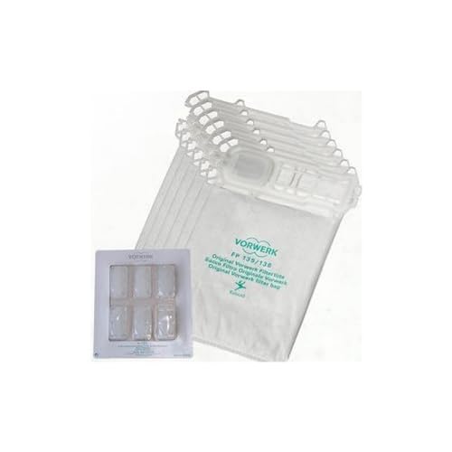 Vorwerk Folletto 1 Sacchetti più Dovina VK 135/136 Originali Vorwerk, Microfibra