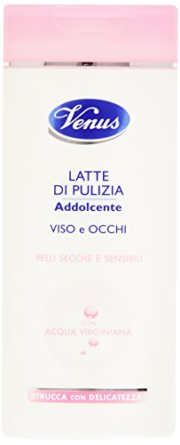 Venus - Latte di Pulizia, Addolcent, per Viso e Occhi, con Acqua Virginiana - 200 ml