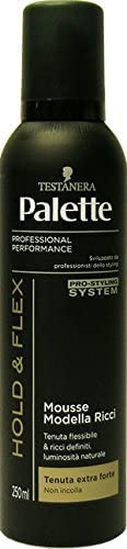 6 x PALETTE Mousse Capelli Hold&Flex Ricci Extraforte 250 ML