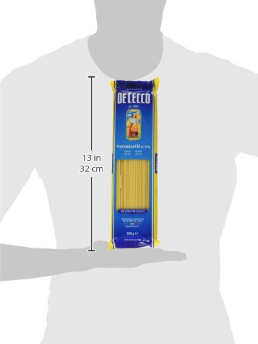 De Cecco - Vermicelli, Pasta Di Semola Di Grano Duro - 6 pezzi da 500 g [3 kg]