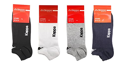Kappa 6 Paia Calzini Fantasmini in cotone Unisex