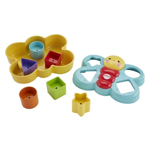 Fisher-Price Farfalla Cercaforme, Giocattolo per Bambini 6+ Mesi, BLT38