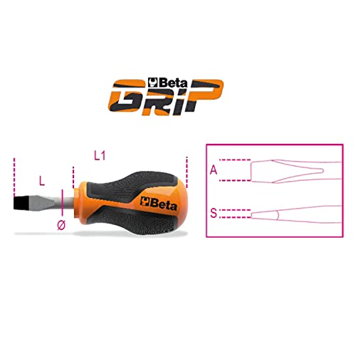 Cacciavite nano a taglio - impugnatura Grip
