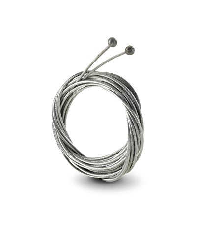 Bottari 96066, Coppia Fili Freni Anteriori per Biciclette Unisex-Adulto, Argento