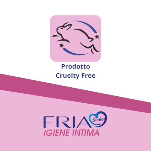 Salviette per l’Igiene Intima degli Anziani - con Estratti di Rosa Centifolia e Tiglio - Azione Riequilibrante - Antiodore - Formato: 60 Salviette - FRIA Senior