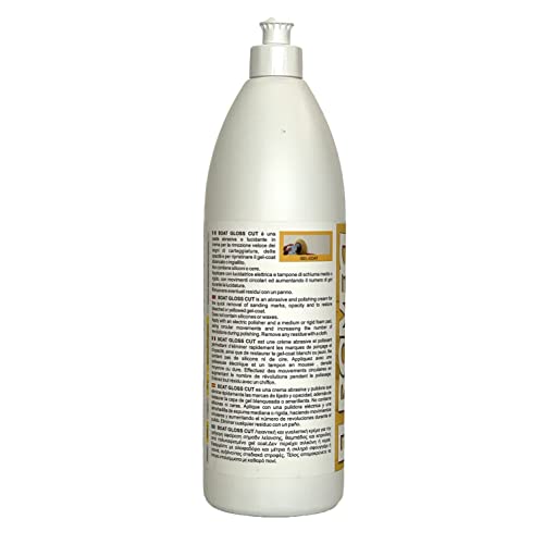 Euromeci Boat Gloss Cut, Pasta abrasiva per vetroresina, 1 Litro