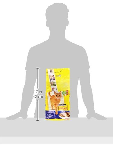 Friskies Gatto Crocchette Adulto con Tonno e Verdure Aggiunte, 2 kg