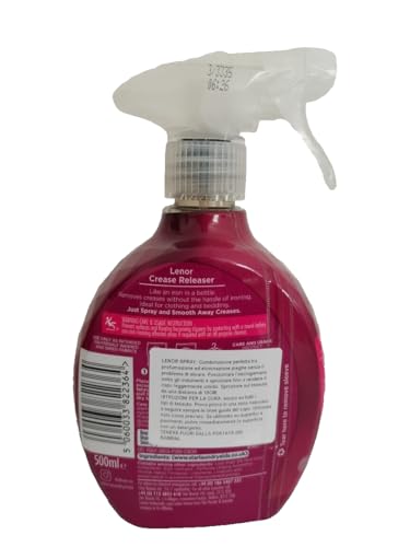 Lenor spray antipiegarimuove le pieghe dai tessuti profumatore per vestiti a gelsomino scarlatto 500 ml
