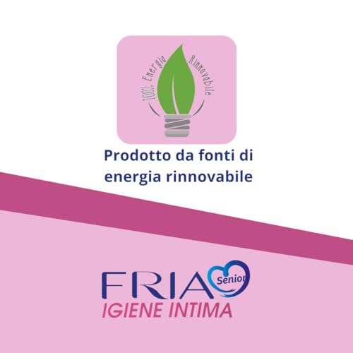 Salviette per l’Igiene Intima degli Anziani - con Estratti di Rosa Centifolia e Tiglio - Azione Riequilibrante - Antiodore - Formato: 60 Salviette - FRIA Senior