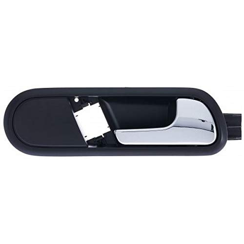 7445613183116 Derb Maniglia Apriporta Interna Anteriore Posteriore Sx Sinistro [Lato Guida] (Nera Con Leva Cromata)