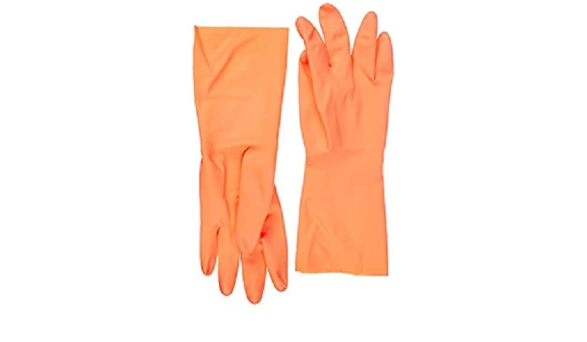 Spontex Gloves Size 7-7.5, Red, 10 x 7 x 2 cm