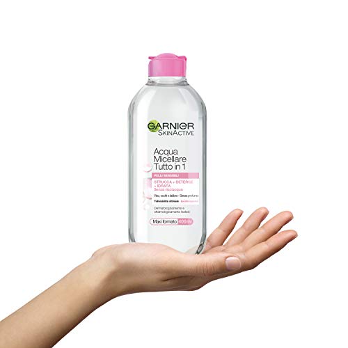Garnier Kit Acqua Micellare Tutto In 1, Strucca, Deterge E Idrata Senza Risciaquo, 400 Ml, Confezione Da 3