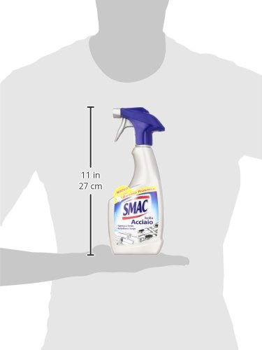 Smac - Spray Brillacciaio, Sgrassa a Fondo, fa Brillare a Lungo - 12 pezzi da 500ml