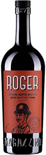 BITTER AMARO ROGER TENERE SOTTO BANCO 25° - BITTER AMARO NATURALE - 1 bottiglia 0,7 L