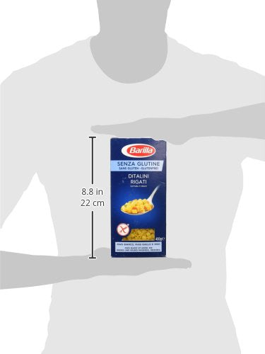 Barilla - Ditalini Rigati, Senza Glutine, Cottura 9 Minuti - 7 pezzi da 400 g [2800 g]