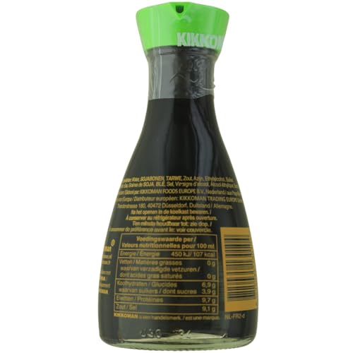 Kikkoman Dispenser Di Salsa Di Soia. (Meno Salato) 6X150 Ml. - 900 g