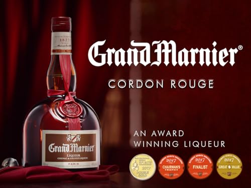Grand Marnier Cordon Rouge - Liquore a Base di Cognac in Combinazione con Liquore d'Arancia, 40% Vol, Bottiglia in Vetro da 70 cl