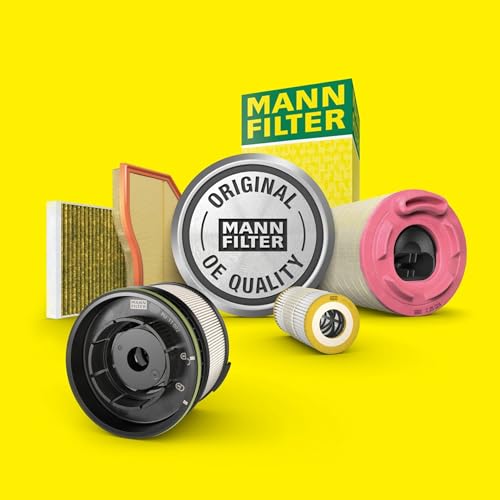 MANN-FILTER HU 711/51 X Oil Filter, Oil filter set with gasket, Gasket set for Cars + Mobil 1 ESP 5W-30 Engine Oil, 5L