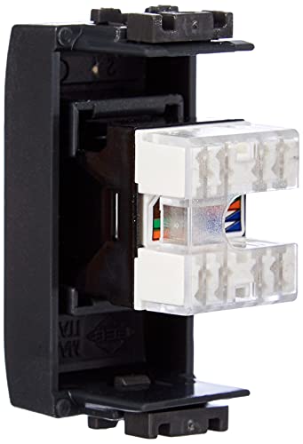 FEB 14083 Presa RJ45 Categoria 6A Plug 8/8, Grigio Scuro
