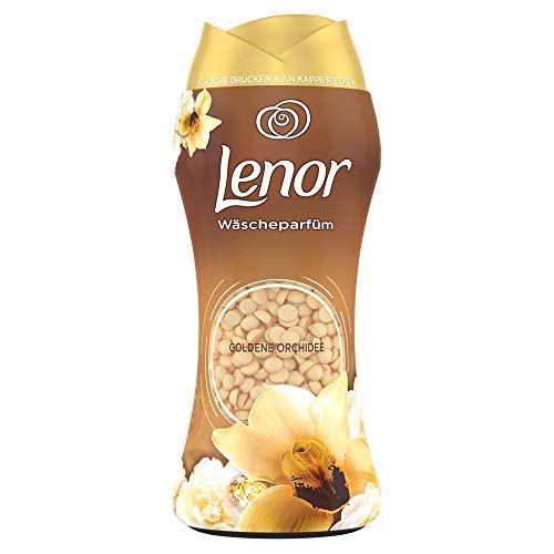 Lenor, Set di profumi per la biancheria, profumo di fiori di ametista, orchidea dorata, freschezza di aprile, 3 x 210 g