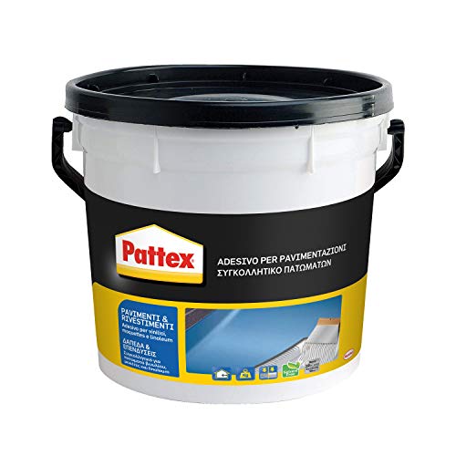 Pattex adesivo acrilico per incollare linoleum, moquettes in conf. da 5 kg art. 674283 Henkel