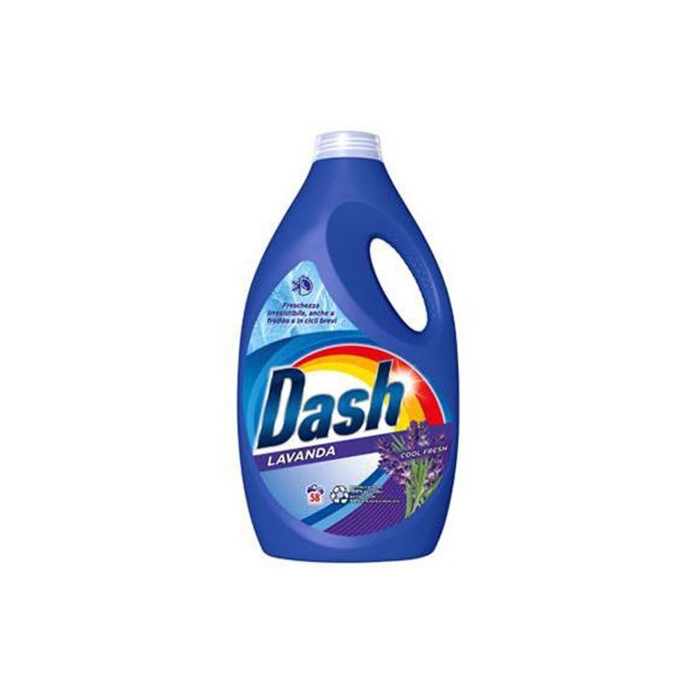 Dash Detersivo Liquido Lavatrice, Lavanda, 58 Lavaggi 2900 ml