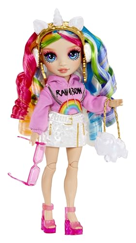 Rainbow High Creative Crystals Bella - Bambola Fashion Rosa da 28 cm con Kit per Accessori di Cristallo, Anello per Te, Fai da Te, Gioco in Resina, Regalo per Bambini età 8+, Non COMMESTIBILE