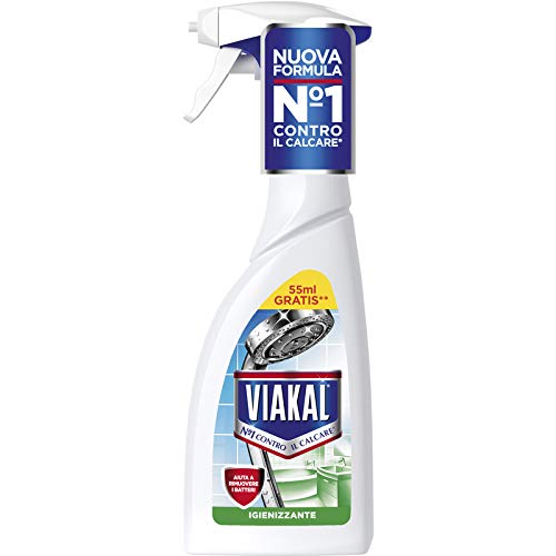 Viakal - Igienizzante, contro il calcare - 5 pezzi da 500 ml [2500 ml]