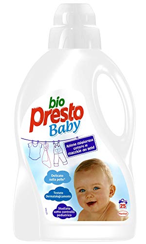 Bio Presto Liquido Baby, Detersivo Lavatrice Delicato Per Bimbi, 25 Lavaggi, 1500ml