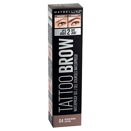 Maybelline New York Gel Sopracciglia Tattoo Brow, Waterproof, a Lunga Tenuta
