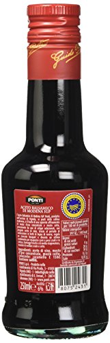 Ponti Aceto Balsamico Modena Etichetta Rossa, T12 - 12 Bottiglie