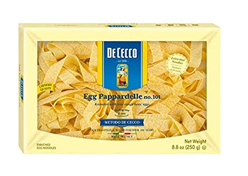 De Cecco Pasta, Pappardelle, 250 g (confezione da 4)
