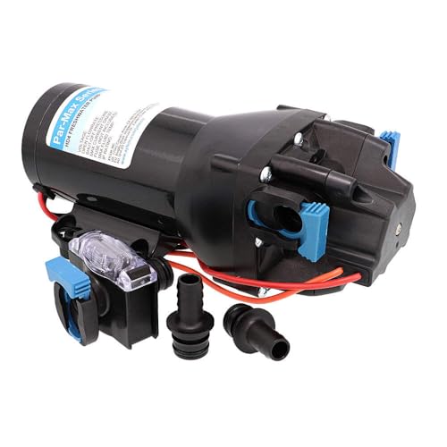 Jabsco Par-Max HD4 - Pompa a pressione dell'acqua per impieghi gravosi - 24 V - 4 GPM - 40 PSI