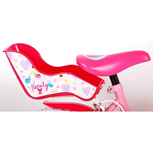 Bicicletta per bambini, Principesse, Disney, bici con rotelle, 12" 14" e 16", bambini dai 3 ai 6 anni