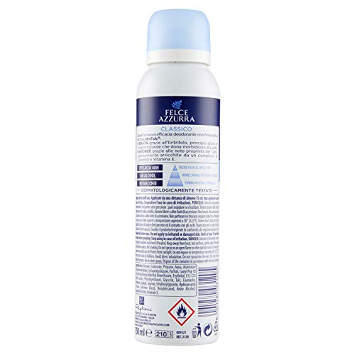 Felce Azzurra - Deodorante Spray con Formula IdraTalc