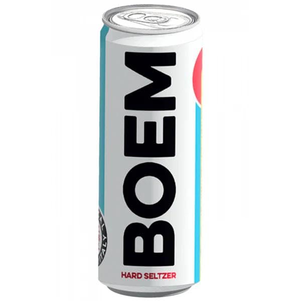 Boem drink - 4 lattine di Boem da 250ml - bevanda gassata e aromatizzata a bassa gradazione alcolica 4,5%