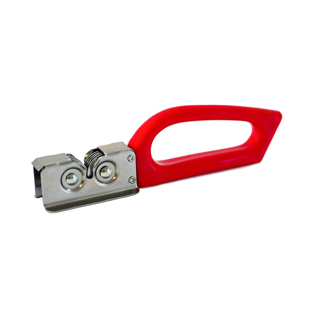 Rigamonti Affilacoltelli Easy Sharp. Affilatore di coltelli per uso professionale o casalingo. Manico in plastica per impugnatua comoda e sicura. Affilatore per cucina per lame e coltelli.