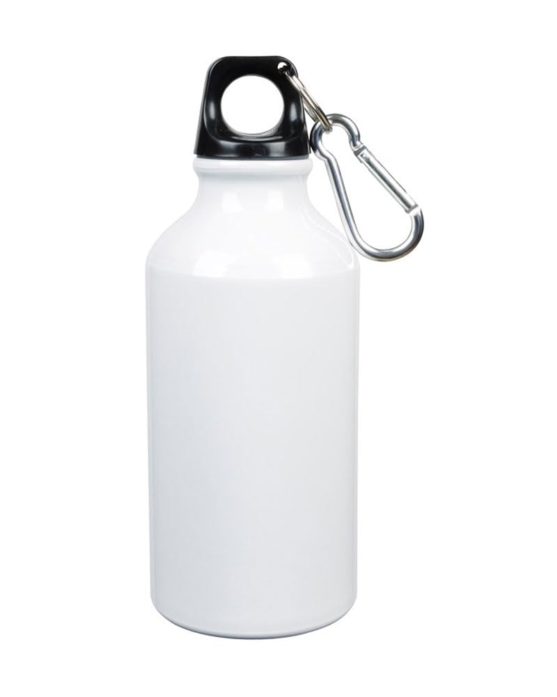 CG94 BORRACCIA IN ALLUMINIO CON MOSCHETTONE DA 400ML COLORE CASUALE