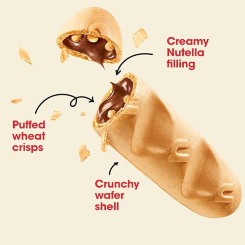 1 x NUTELLA B-READY CIALDA DI PANE FARCITA CON NUTELLA 1 SNACK 22 GR WAFER