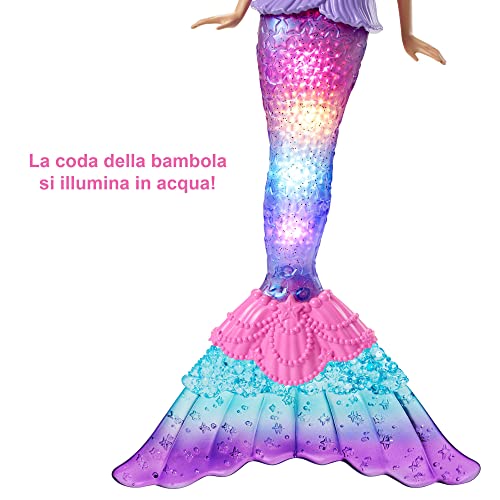 Barbie-Dreamtopia Sirena Luci Scintillanti Bambola
