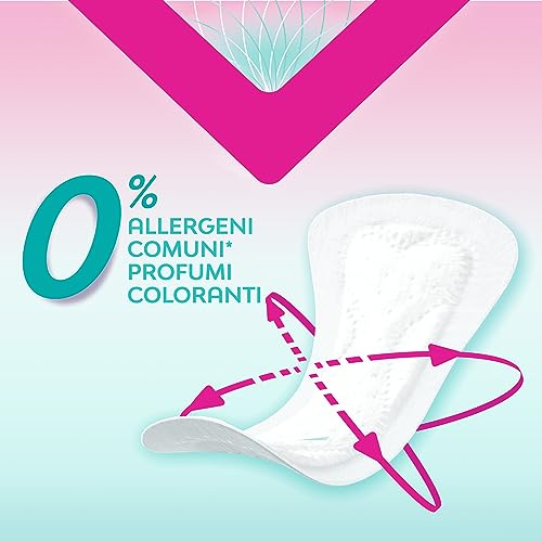 Nuvenia, Proteggi Slip Regular Pure Sensitive, Superficie Delicata per Pelli Sensibili, Confezione da 30 Salva Slip