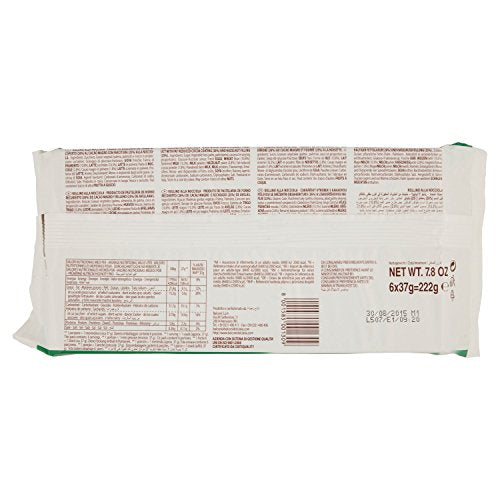 Balconi Rollino Nocciola - 222 gr, Confezione da 20 Pacchi da 6 Merendine