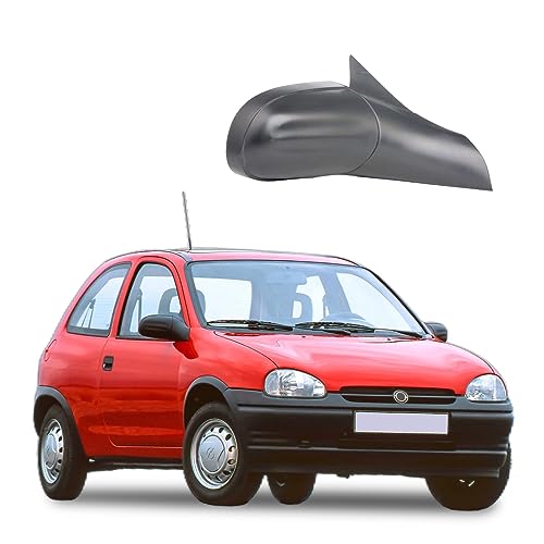CG94 Specchietto retrovisore con leva per auto OP-EL Corsa - Combo - Calotta nera