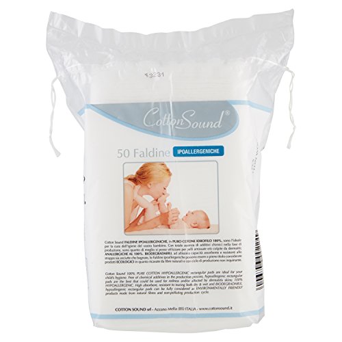 Cotton Sound Basic Faldine ipoallergeniche 50 pz