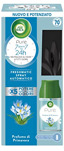 Airwick Freshmatic Completo Pure Profumo di Primavera Profumatore per ambiente 250 ml