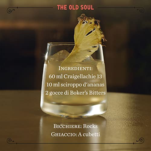 Craigellachie 13 Anni Speyside Scotch Single Malt Whisky con astuccio regalo, affinato in botti di Sherry e Bourbon, Vol. 46%, 70 cl / 700 ml