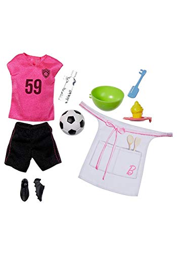 Barbie Carriere con Abiti A Sorpresa, Bambola Bionda con 2 Vestiti e Accessori da scoprire, per Bambini 3+ Anni, GFX84