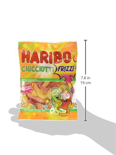 Haribo Ciucciotti Frizzanti Caramelle - Pacco da 12 x 200 g