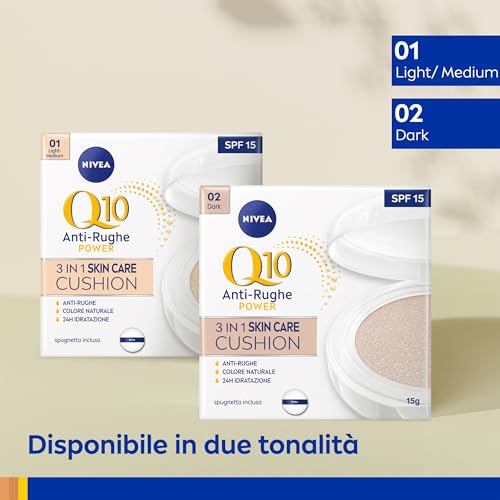 Nivea Q10 Plus Anti-Age 3in1 Skin Care Cushion, 1 x 15 ml
