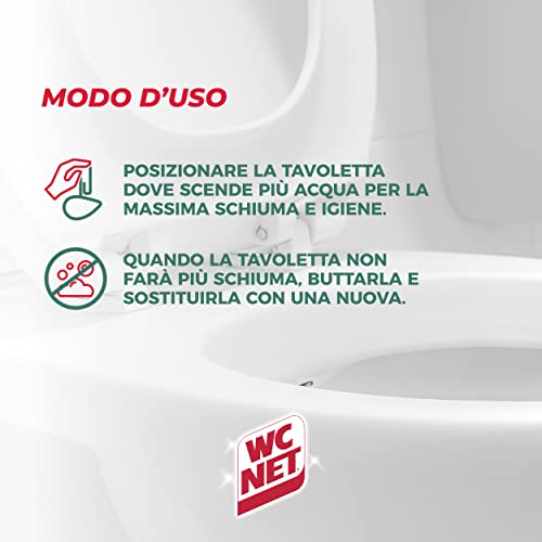 Wc Net - Tavoletta Style Active, Detergente Igienizzante Solido per WC